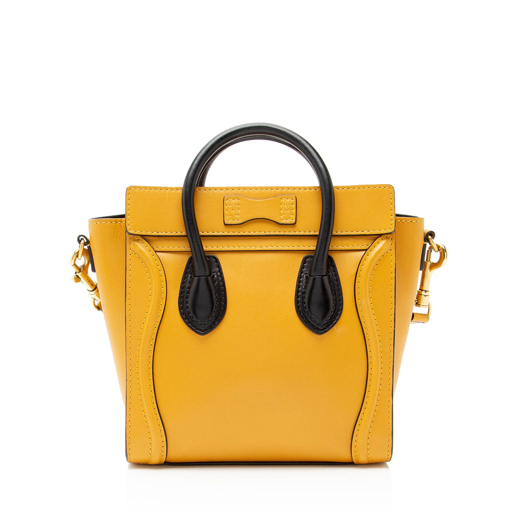 Celine Smooth Calfskin Nano Luggage Tote