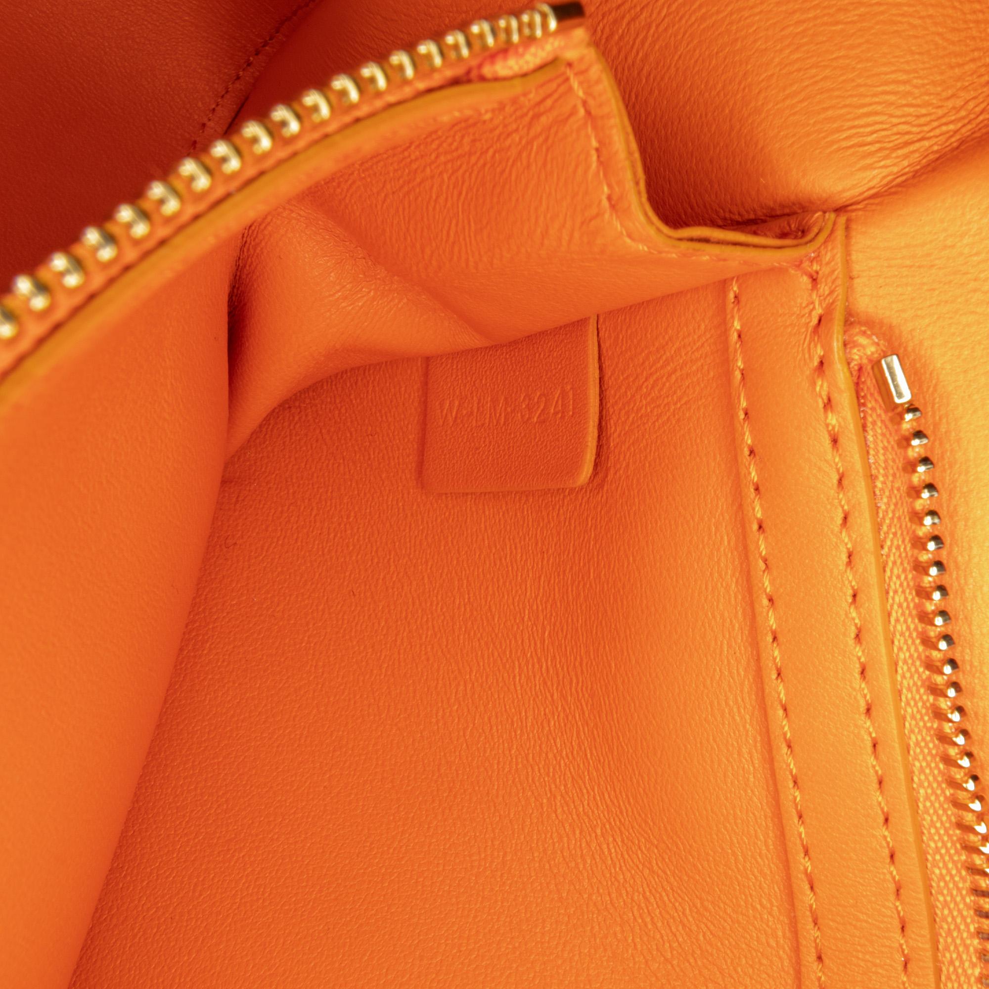 Celine Smooth Calfskin Triomphe Chain Shoulder Bag