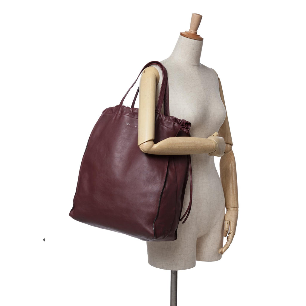 Celine Smooth Calfskin Vertical Coulisse Tote