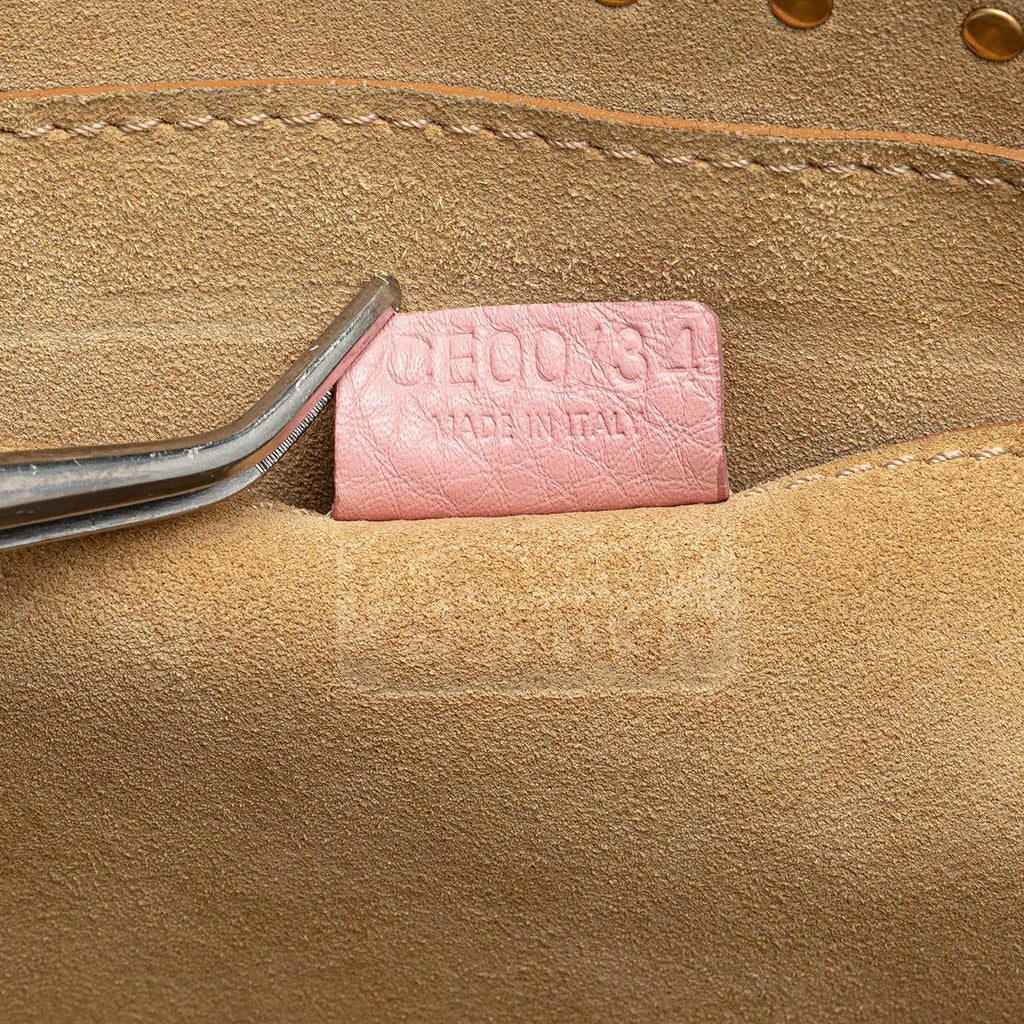 Celine Studded Leather Boogie Handbag