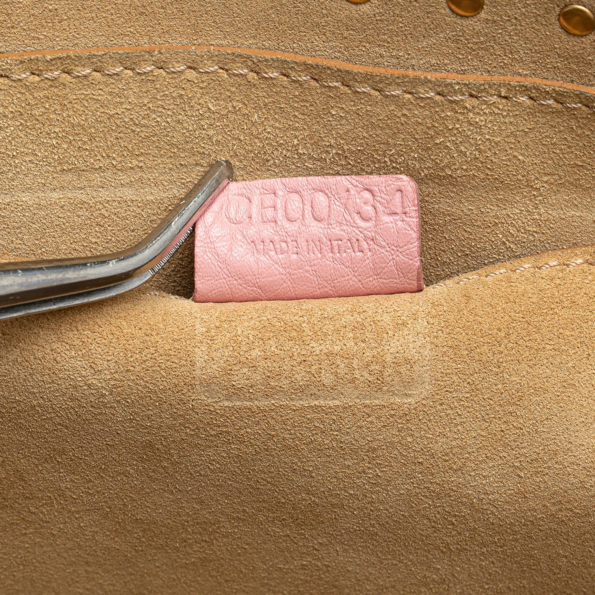Celine Studded Leather Boogie Handbag