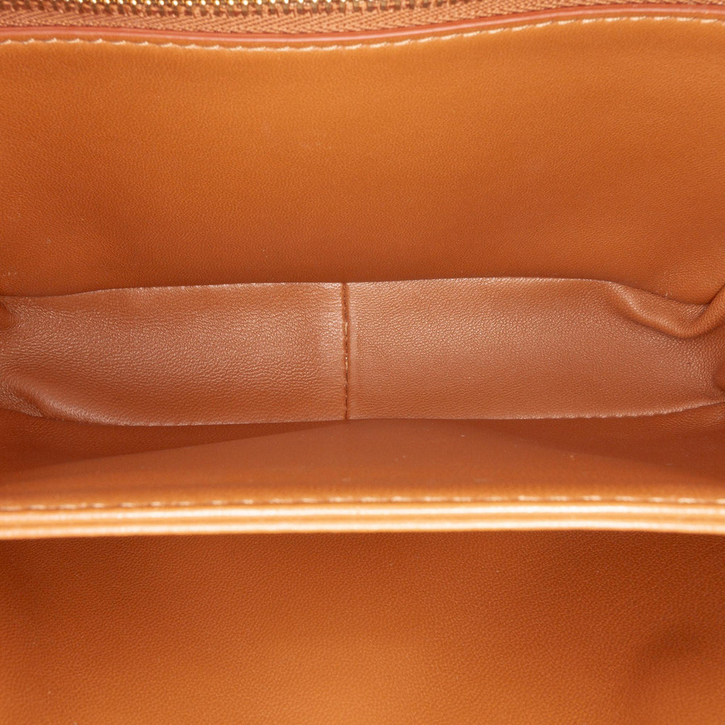Celine Teen Canvas and Calfskin Triomphe Crossbody