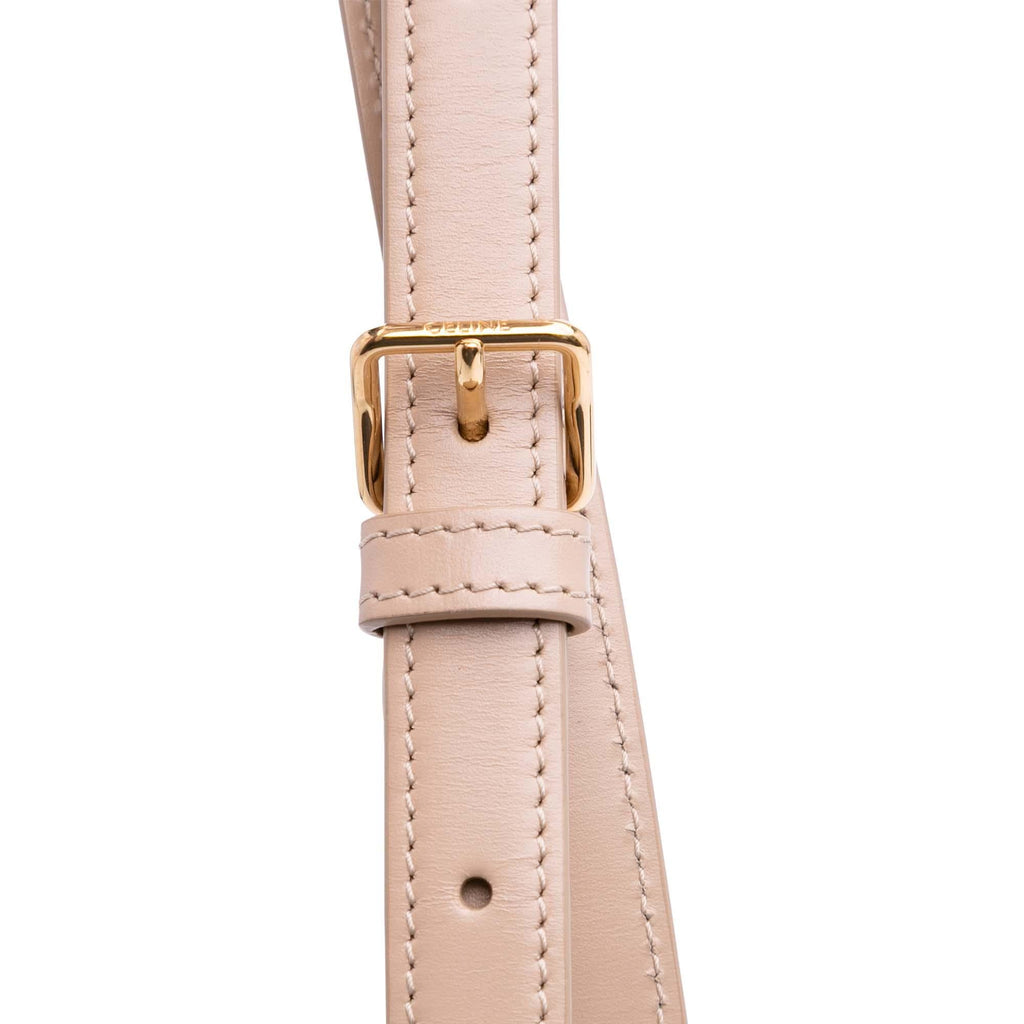 Celine Teen Shiny Calfskin Triomphe Crossbody