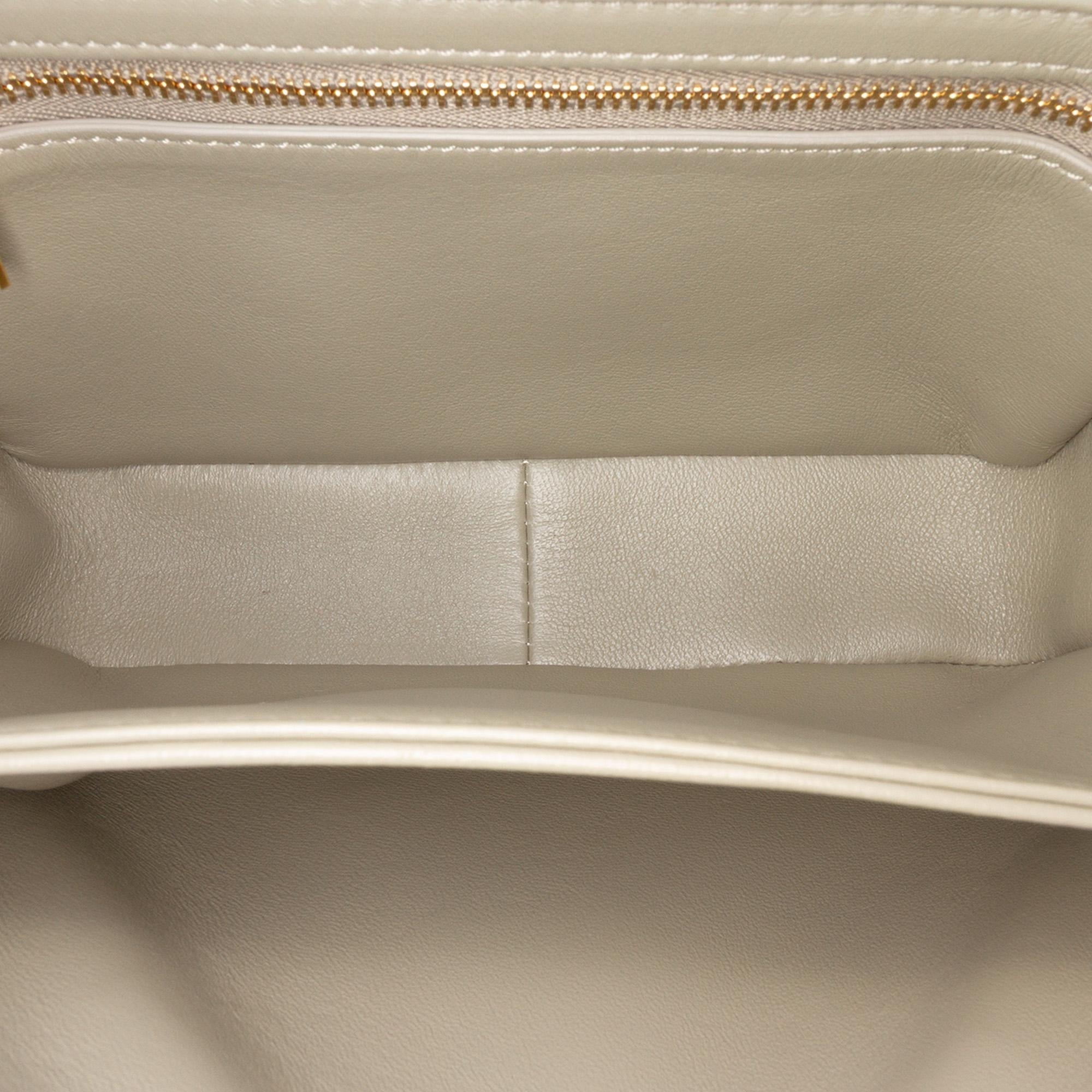 Celine Teen Shiny Calfskin Triomphe Crossbody