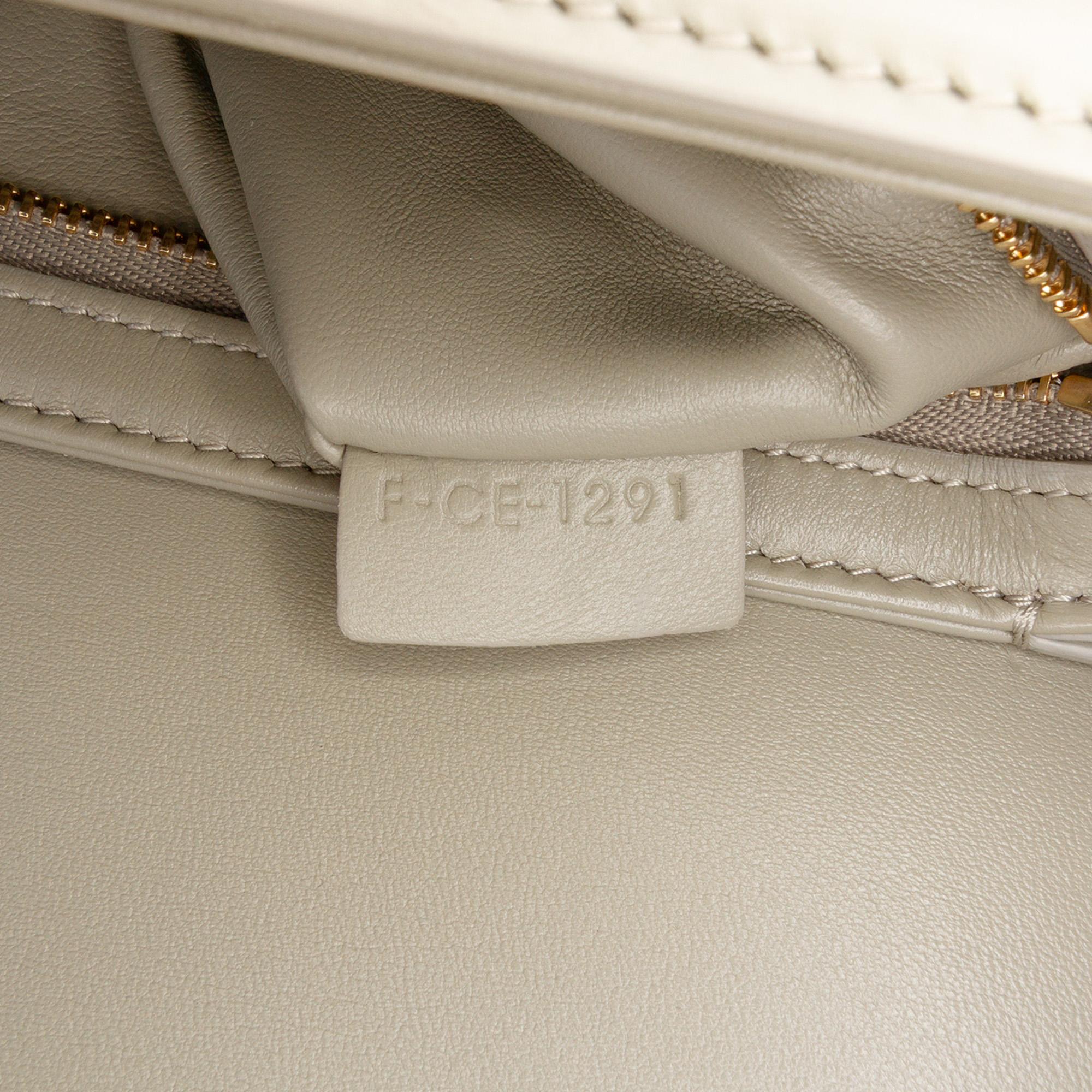 Celine Teen Shiny Calfskin Triomphe Crossbody