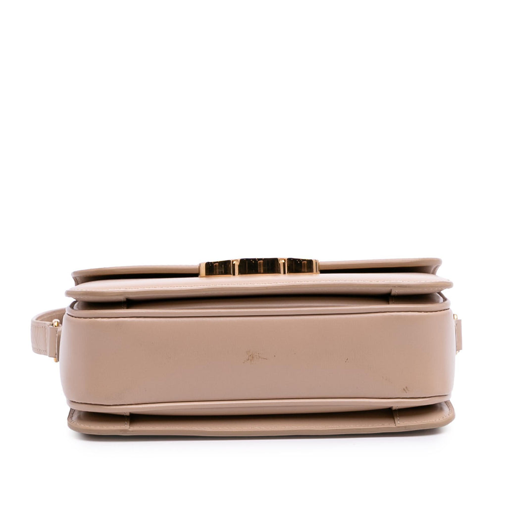 Celine Teen Shiny Calfskin Triomphe Crossbody