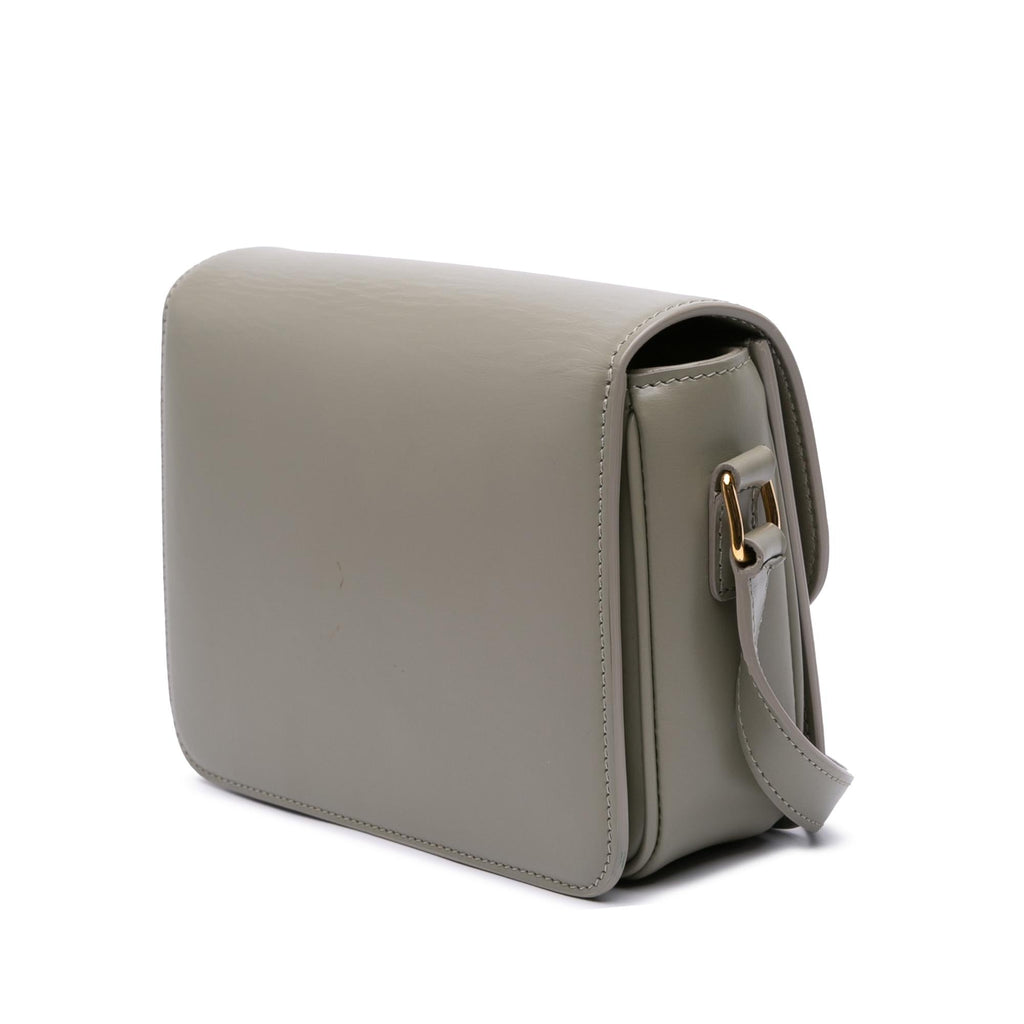 Celine Teen Shiny Calfskin Triomphe Crossbody