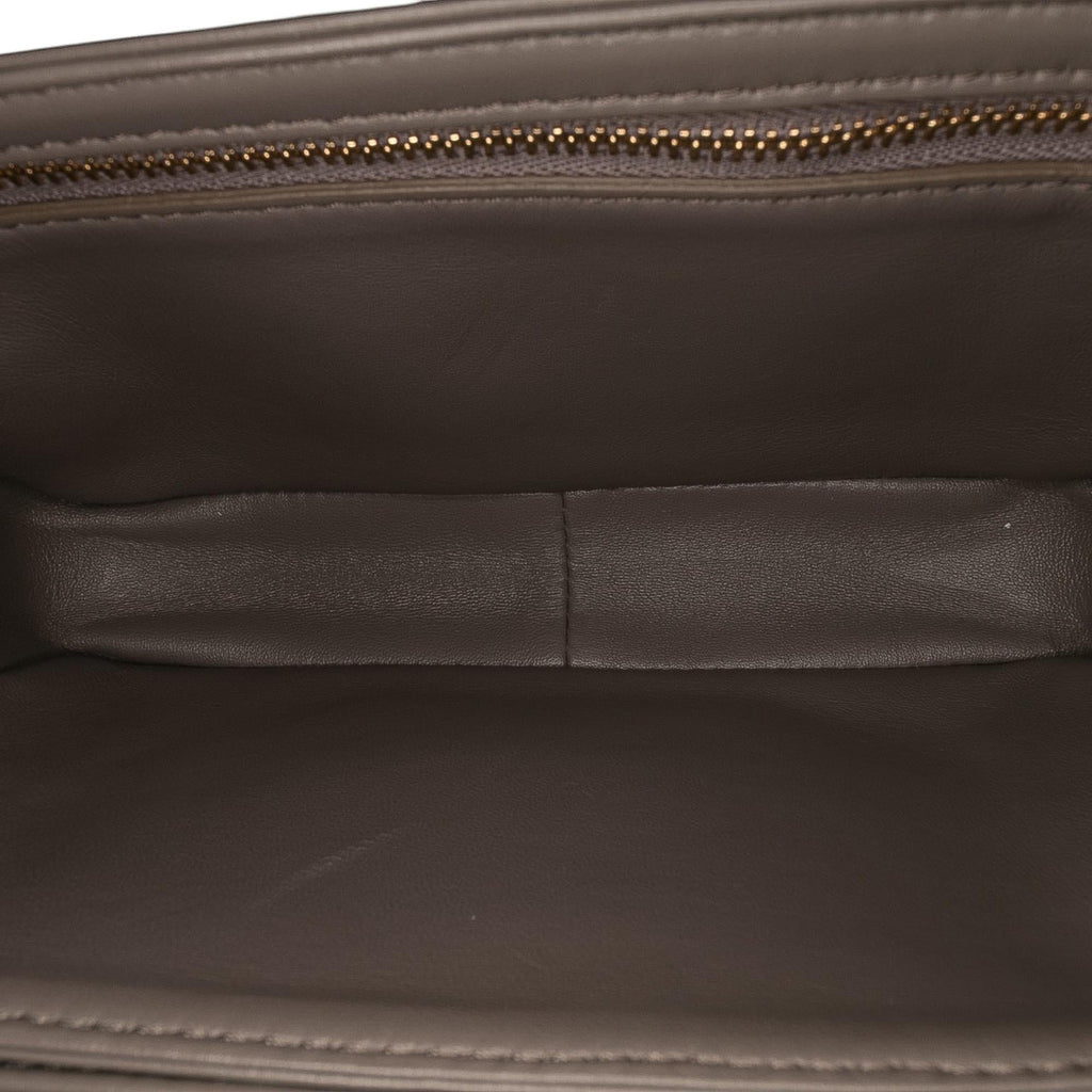 Celine Teen Shiny Calfskin Triomphe Crossbody