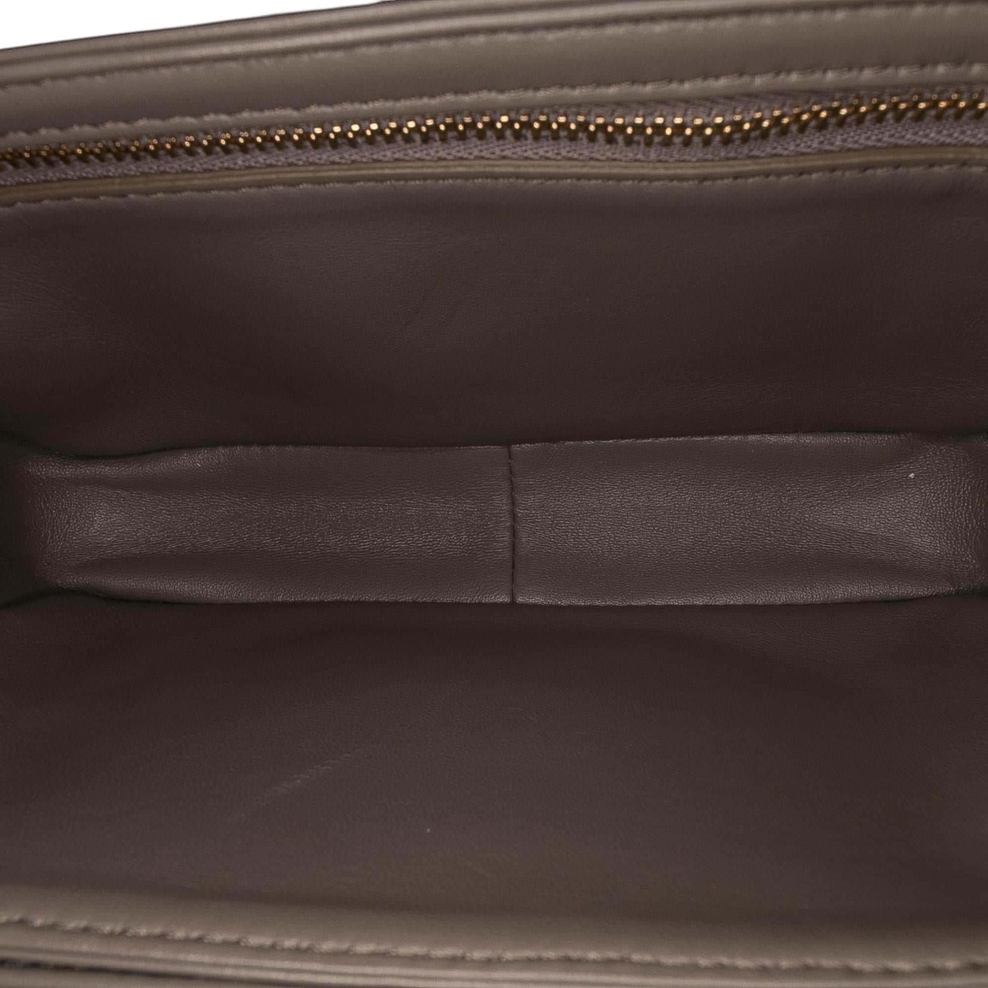 Celine Teen Shiny Calfskin Triomphe Crossbody