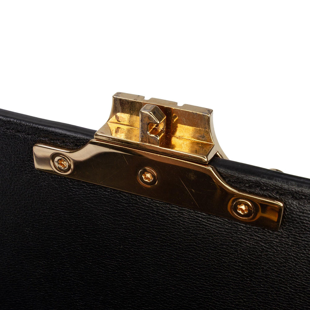 Celine Teen Shiny Calfskin Triomphe Crossbody