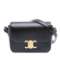 Celine Teen Shiny Calfskin Triomphe Crossbody