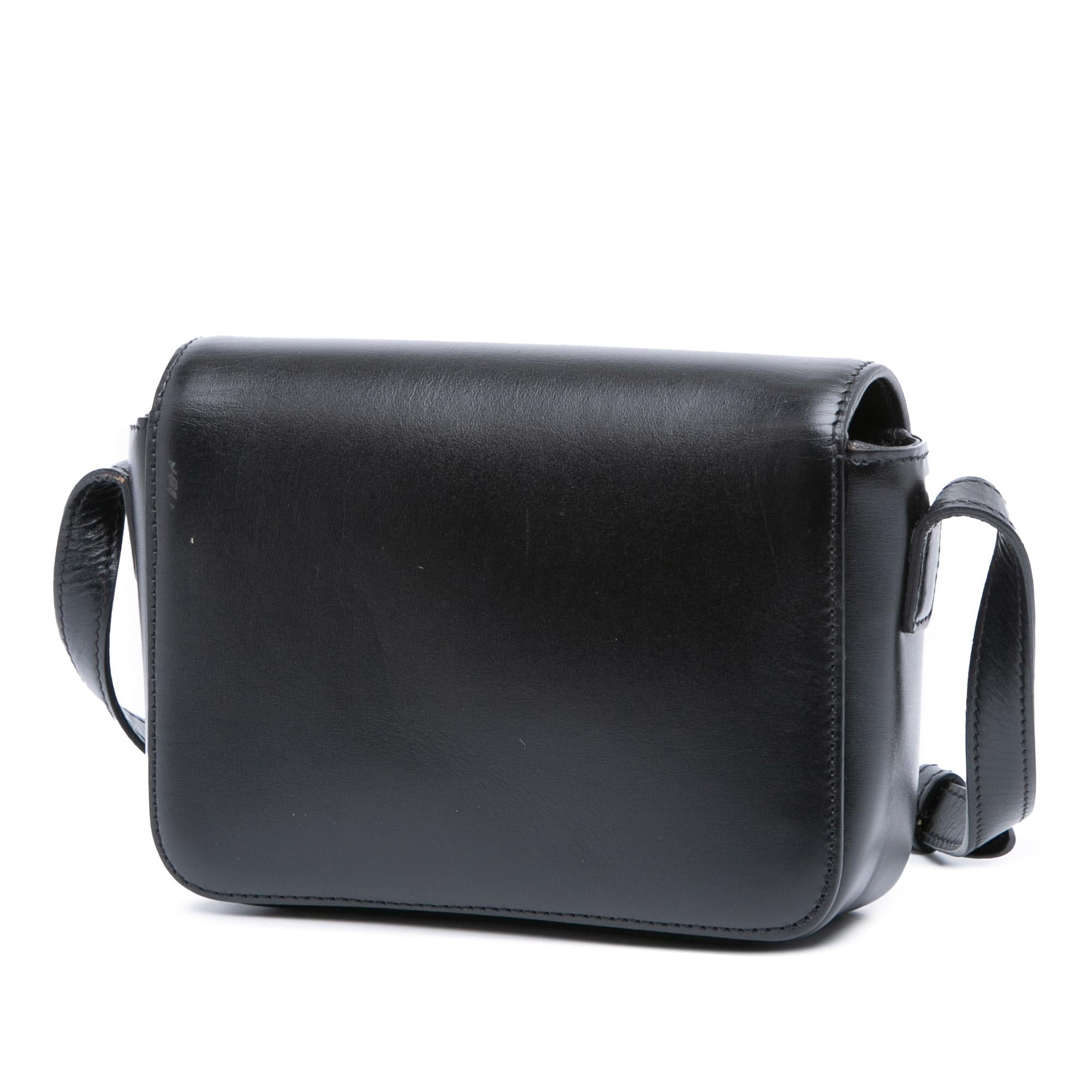 Celine Teen Shiny Calfskin Triomphe Crossbody