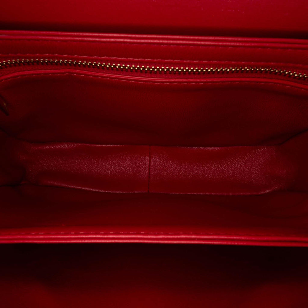 Celine Teen Shiny Calfskin Triomphe Crossbody
