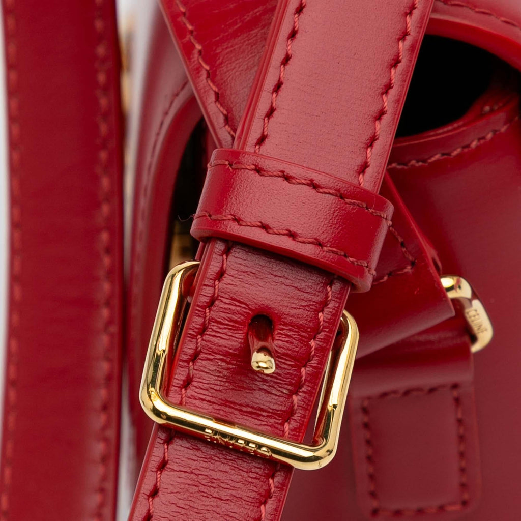 Celine Teen Shiny Calfskin Triomphe Crossbody