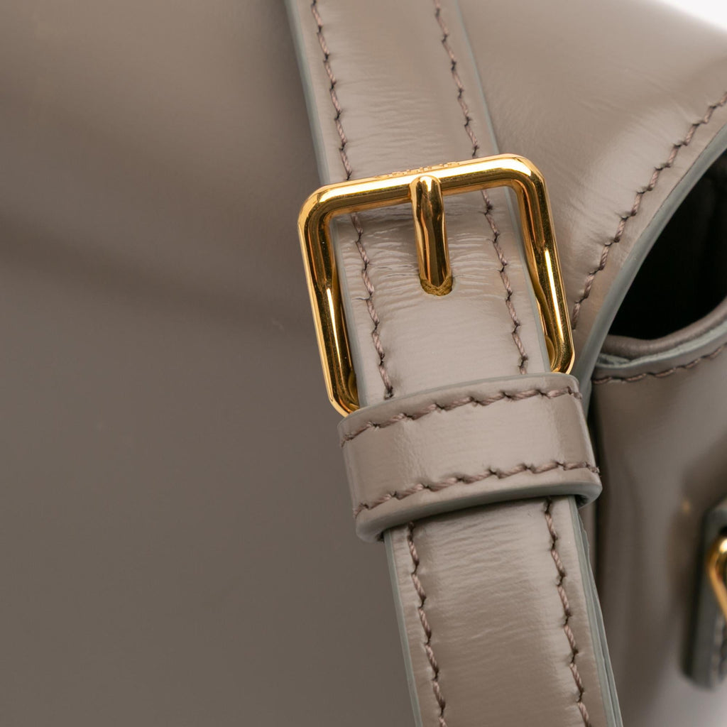 Celine Teen Shiny Calfskin Triomphe Crossbody