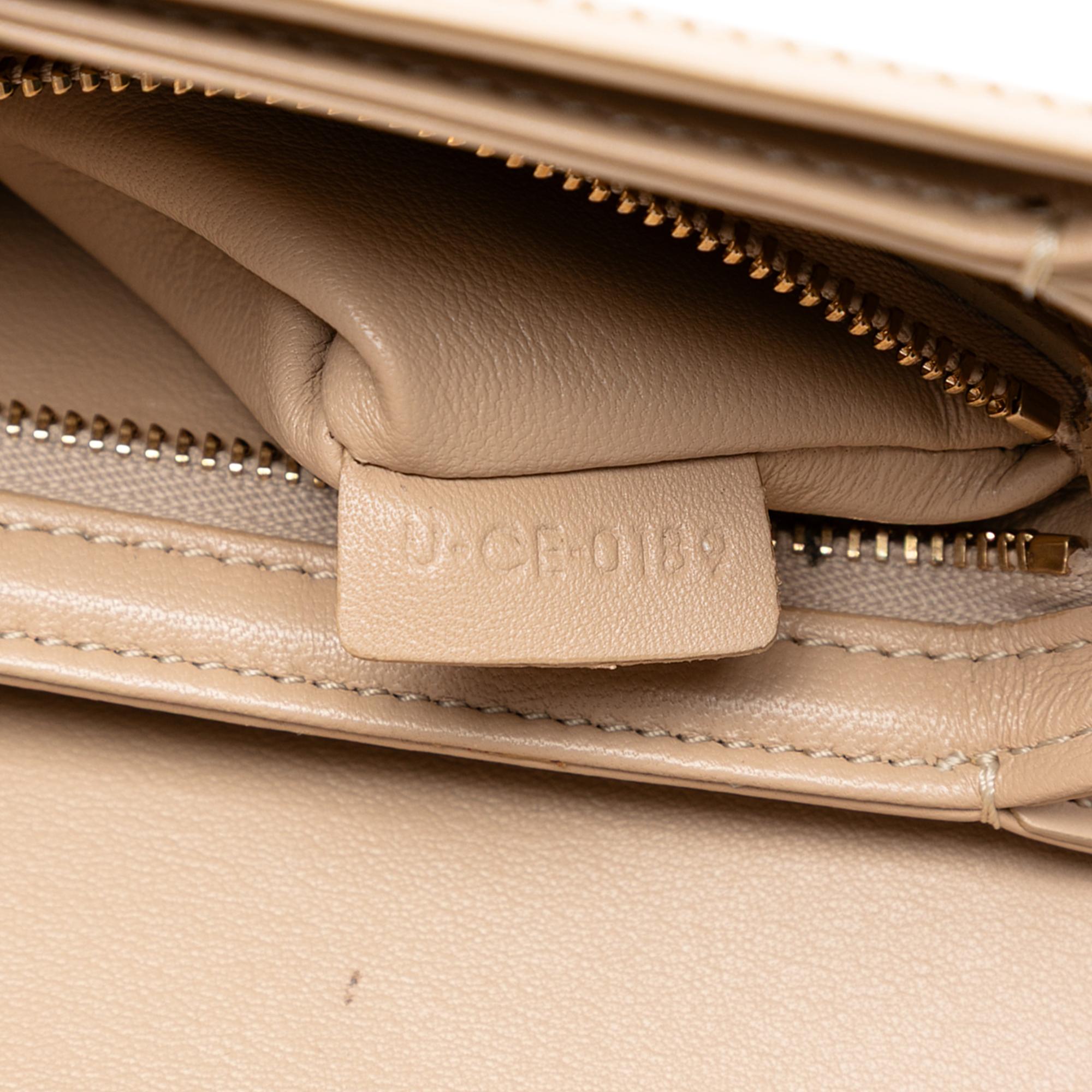 Celine Teen Shiny Calfskin Triomphe Crossbody