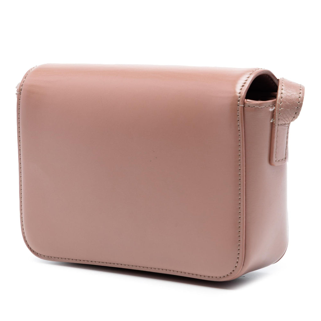 Celine Teen Shiny Calfskin Triomphe Crossbody
