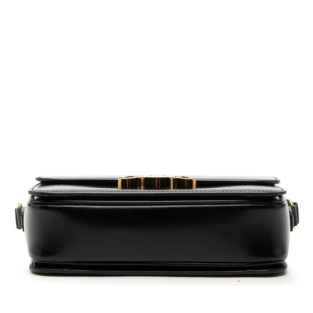 Celine Teen Shiny Calfskin Triomphe Crossbody