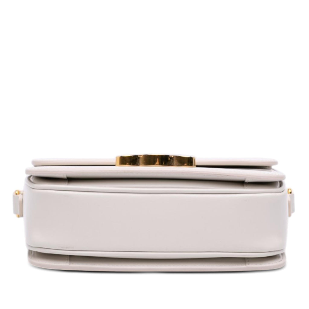 Celine Teen Shiny Calfskin Triomphe Crossbody