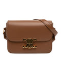 Celine Teen Shiny Calfskin Triomphe Crossbody