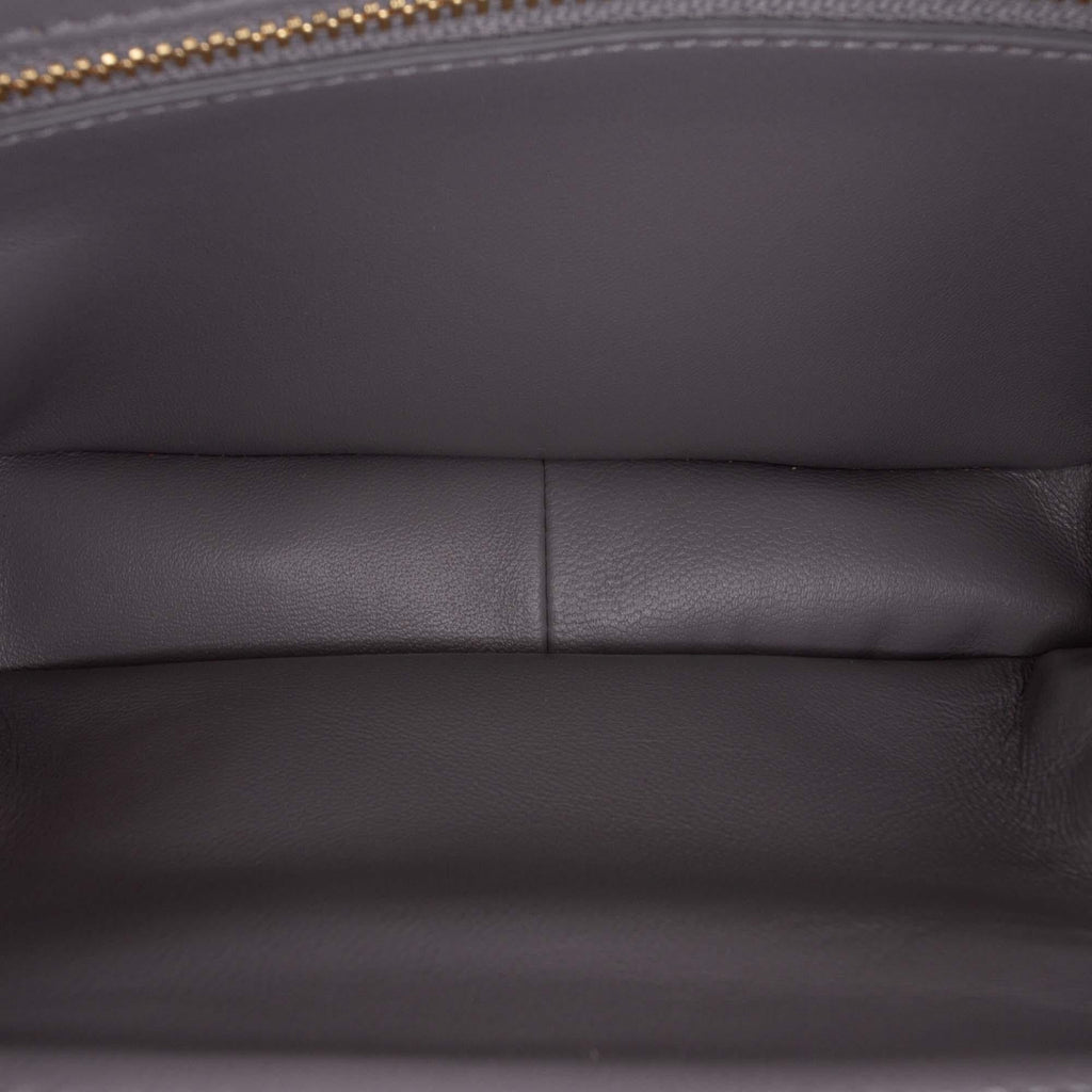 Celine Teen Shiny Calfskin Triomphe Crossbody