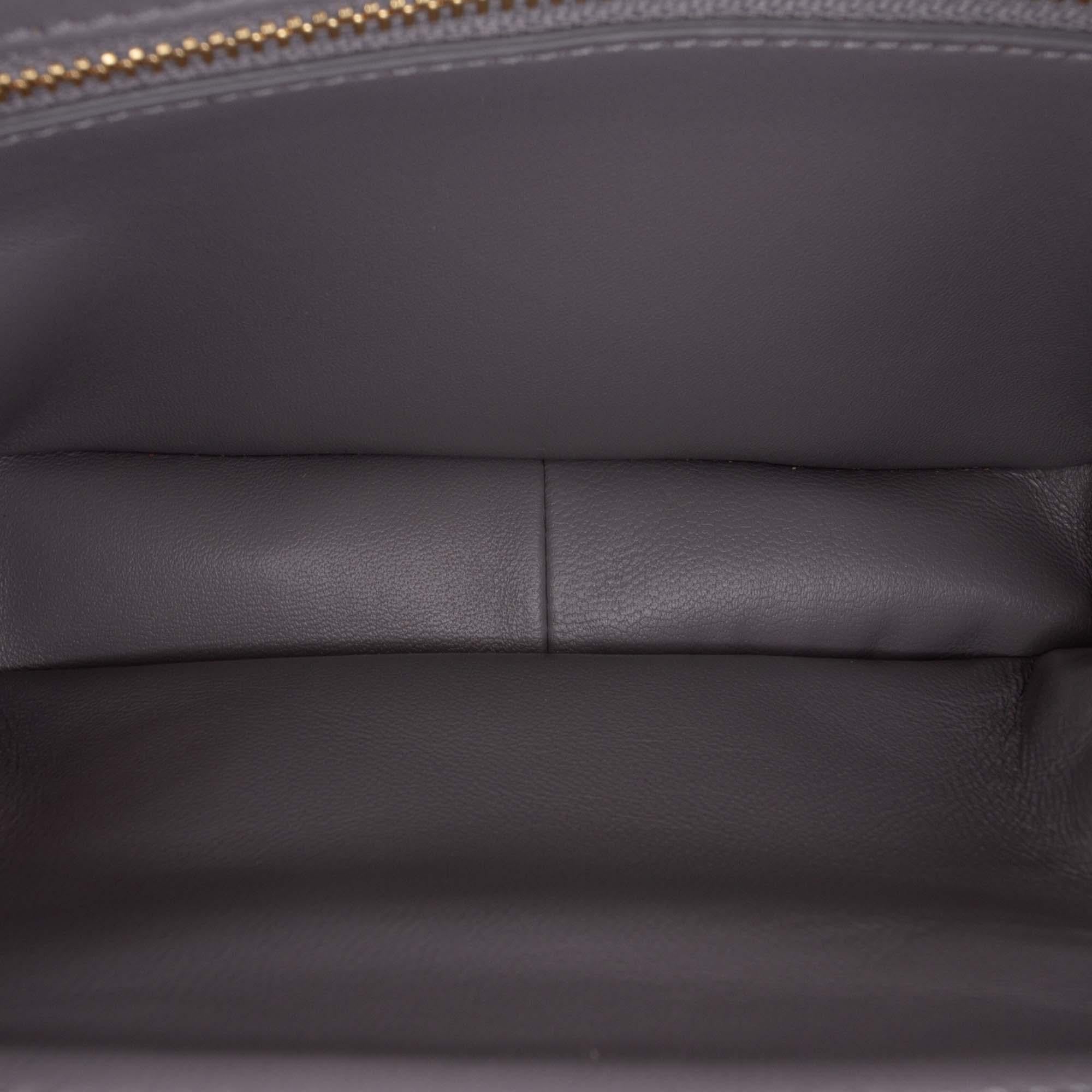 Celine Teen Shiny Calfskin Triomphe Crossbody