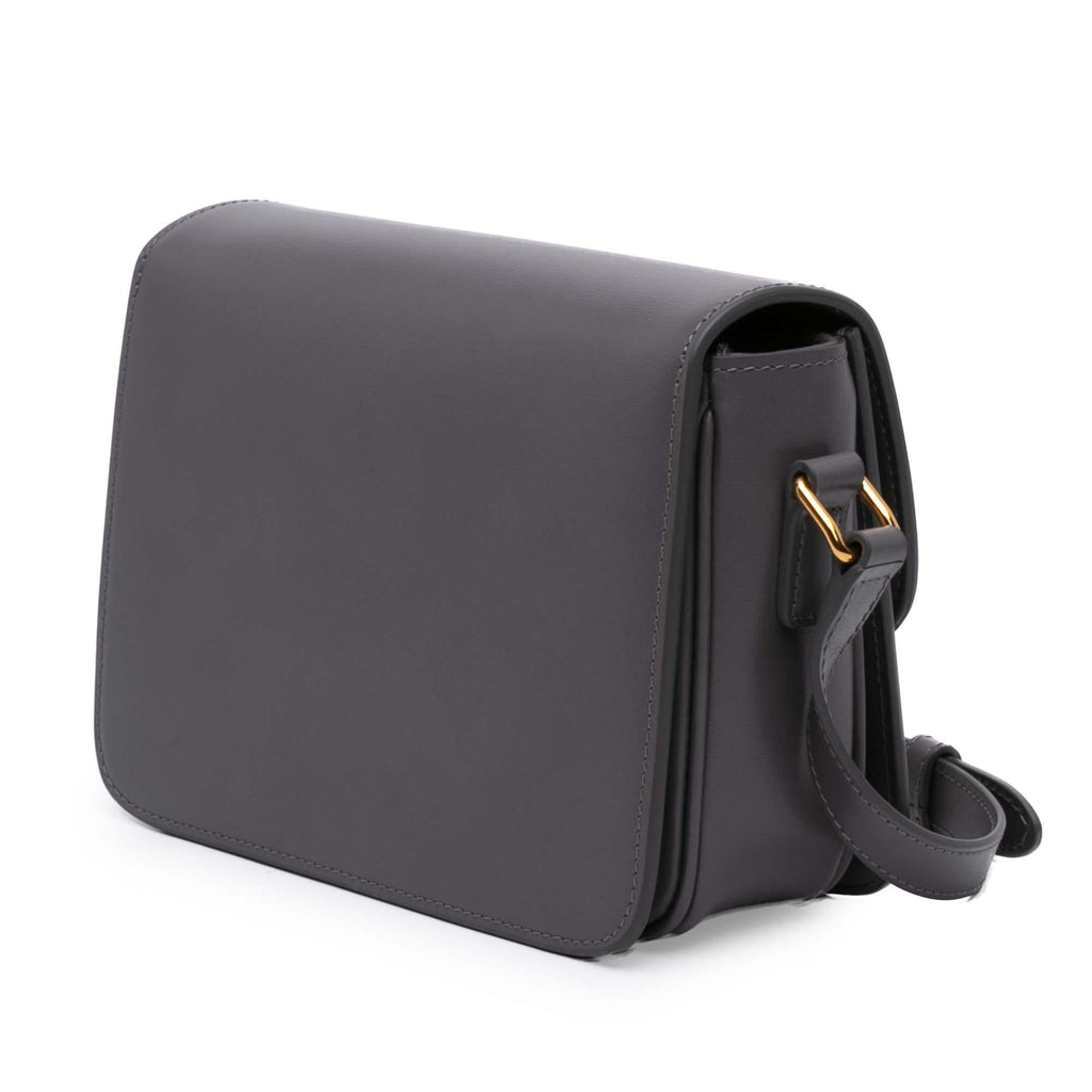 Celine Teen Shiny Calfskin Triomphe Crossbody
