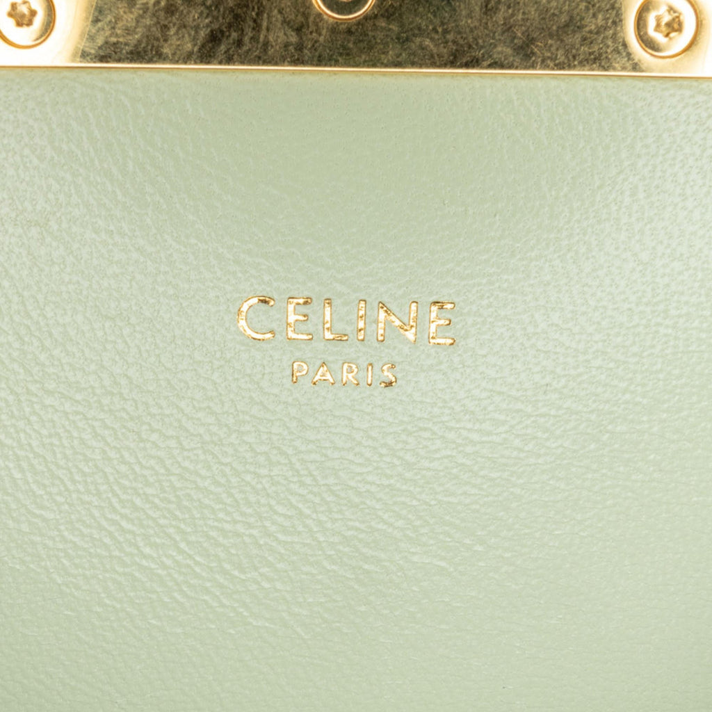 Celine Teen Triomphe Coated Canvas Crossbody