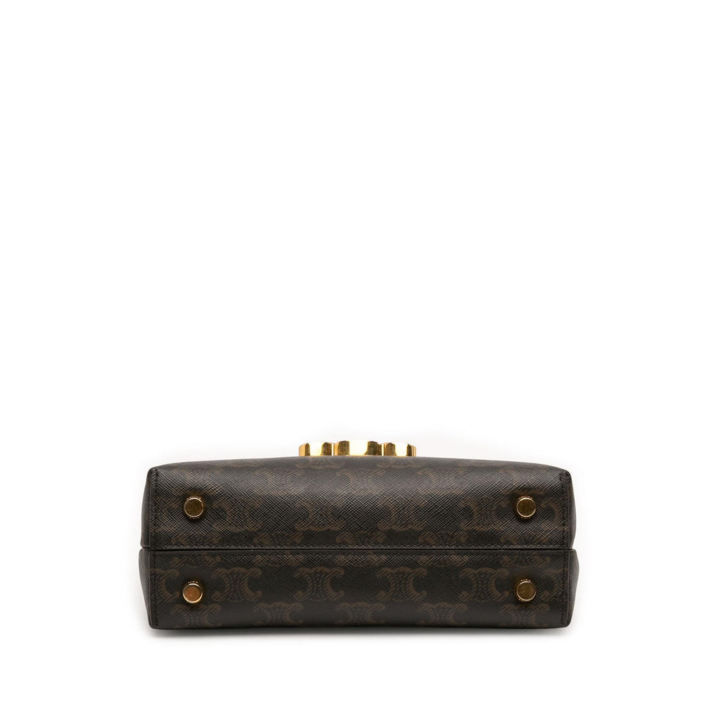 Celine Teen Triomphe Coated Canvas Nino Bag