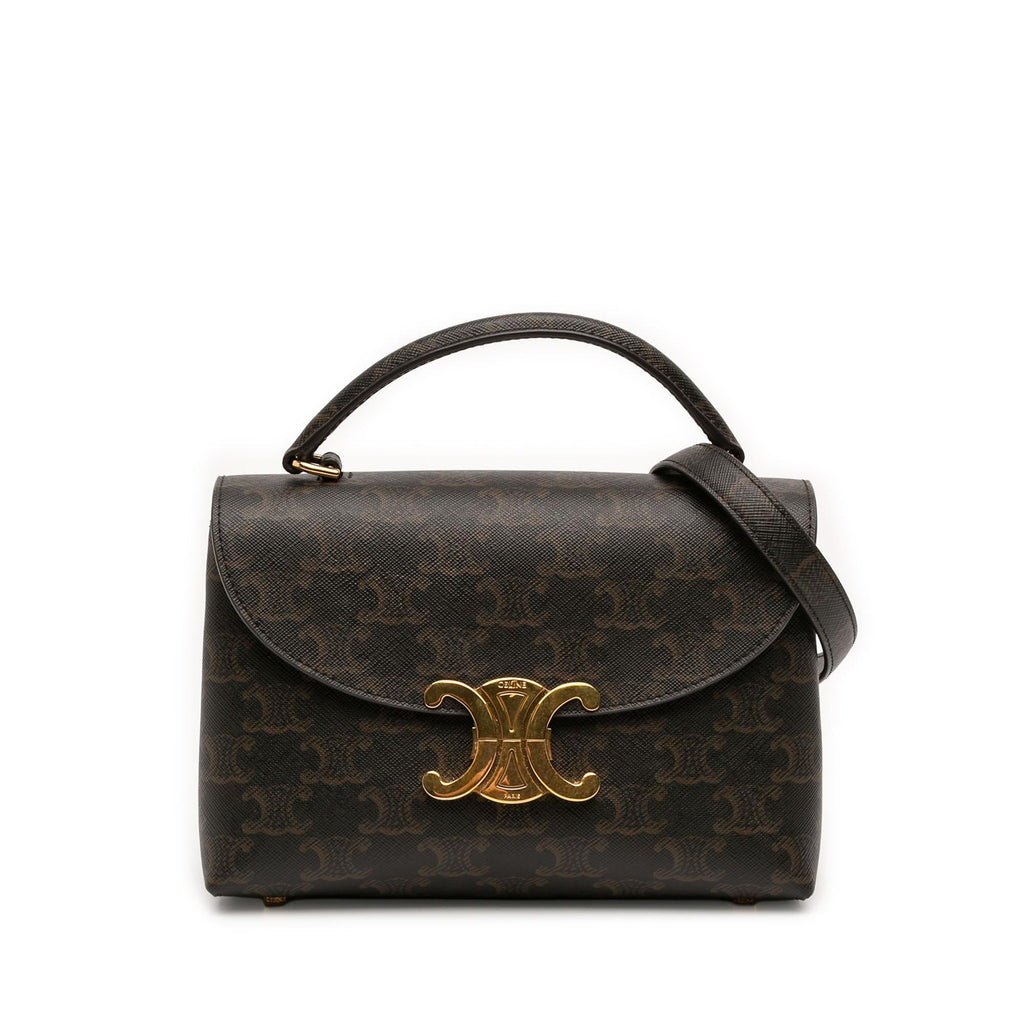 Celine Teen Triomphe Coated Canvas Nino Bag
