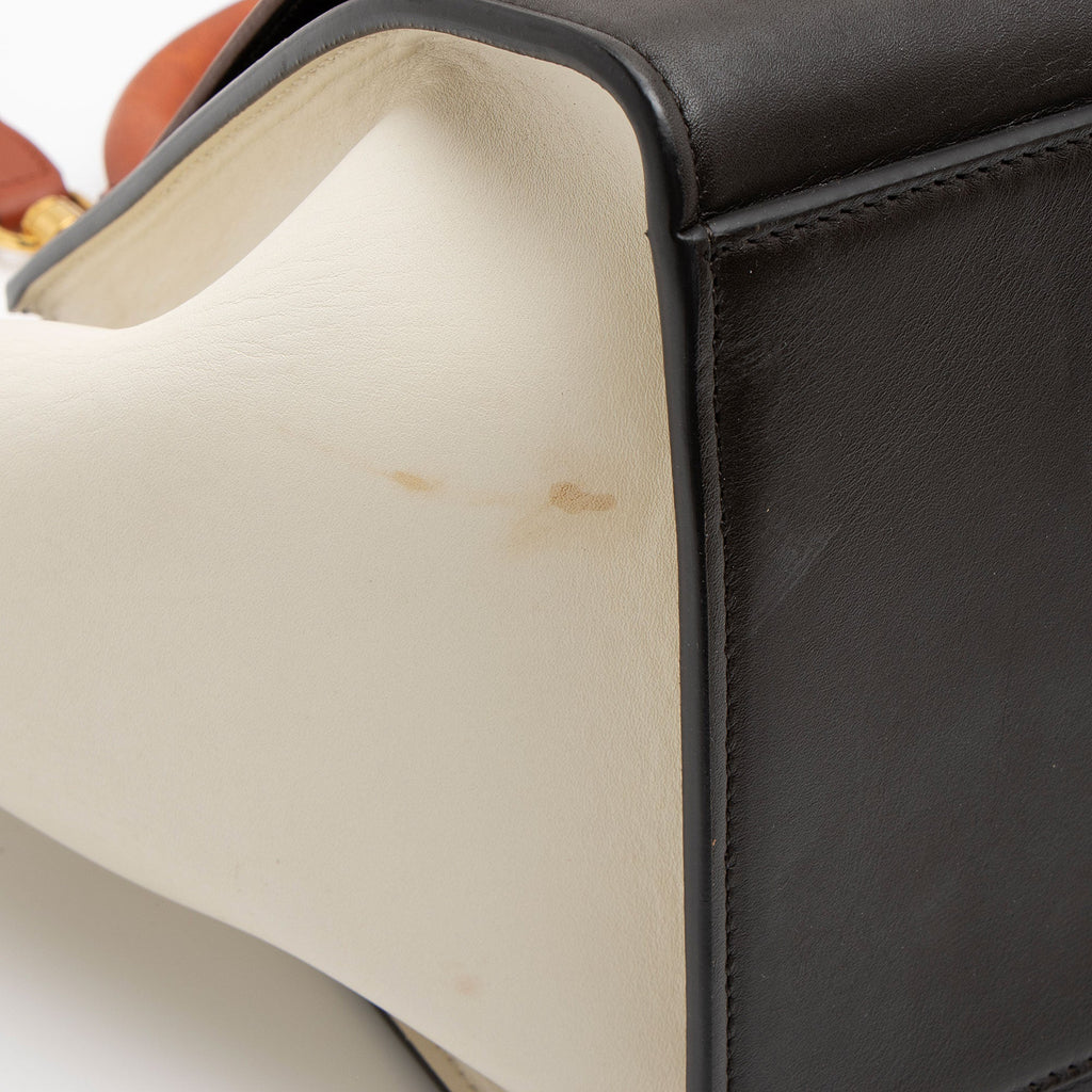 Celine Tricolor Calfskin Small Trapeze Bag