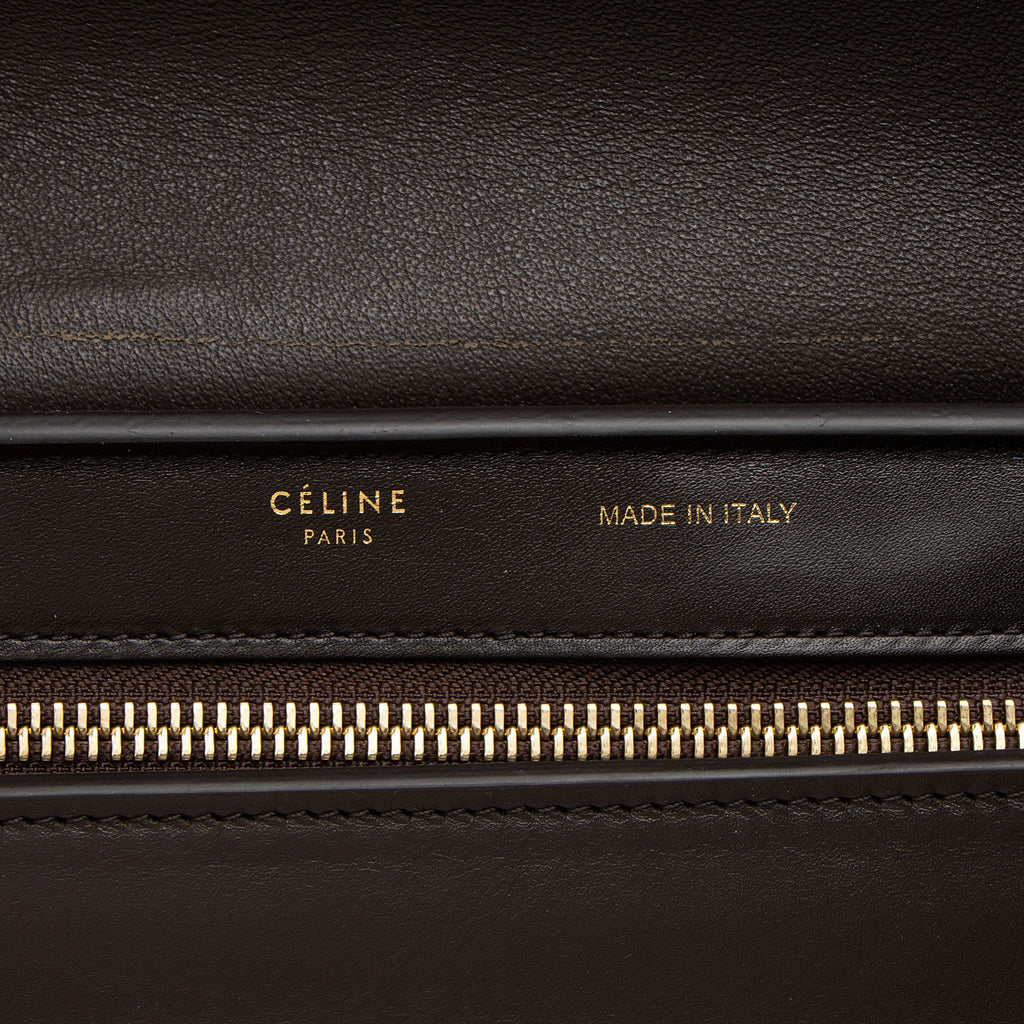 Celine Tricolor Calfskin Small Trapeze Bag