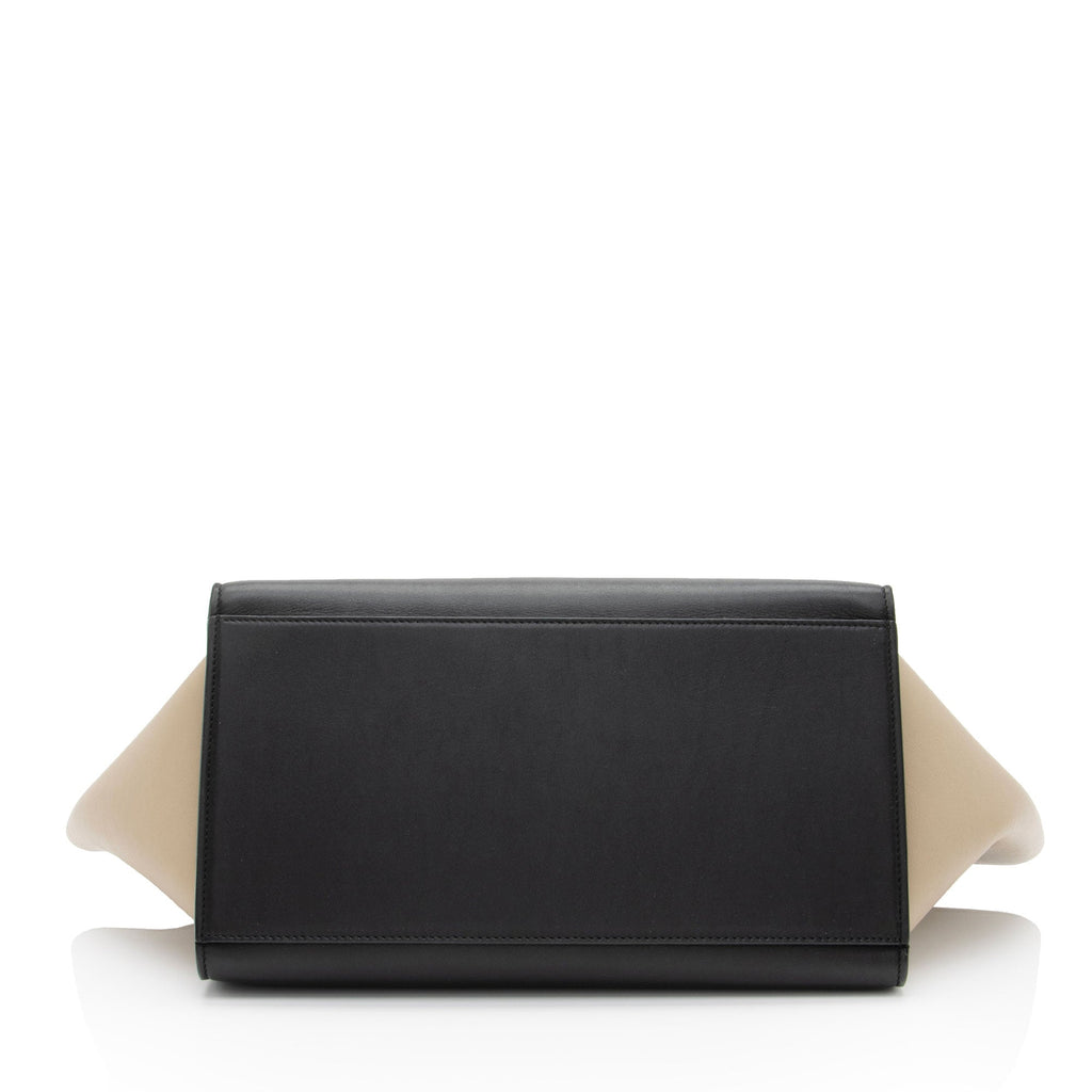Celine Tricolor Calfskin Small Trapeze Bag