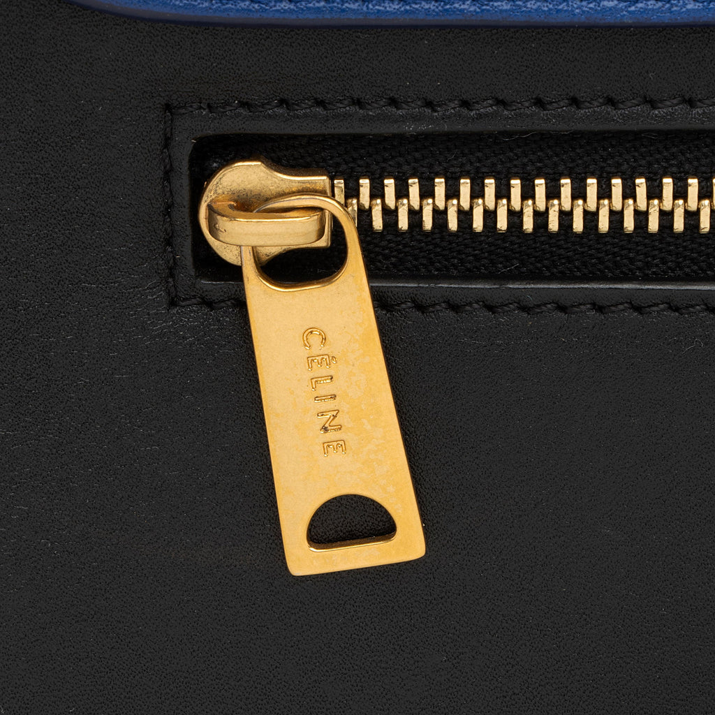 Celine Tricolor Calfskin Small Trapeze Bag