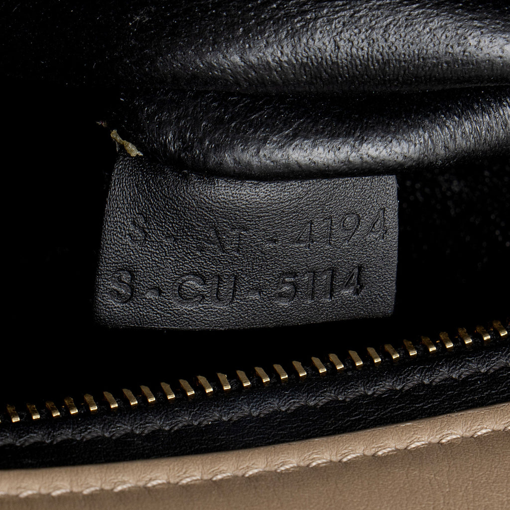 Celine Tricolor Calfskin Suede Medium Trapeze Bag