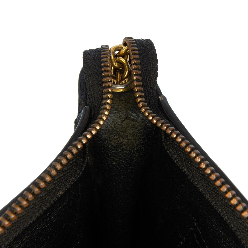 Celine Tricolor Leather Pocket Envelope Zip Crossbody