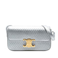 Celine Triomphe All Over Laminated Calfskin Claude Shoulder Bag