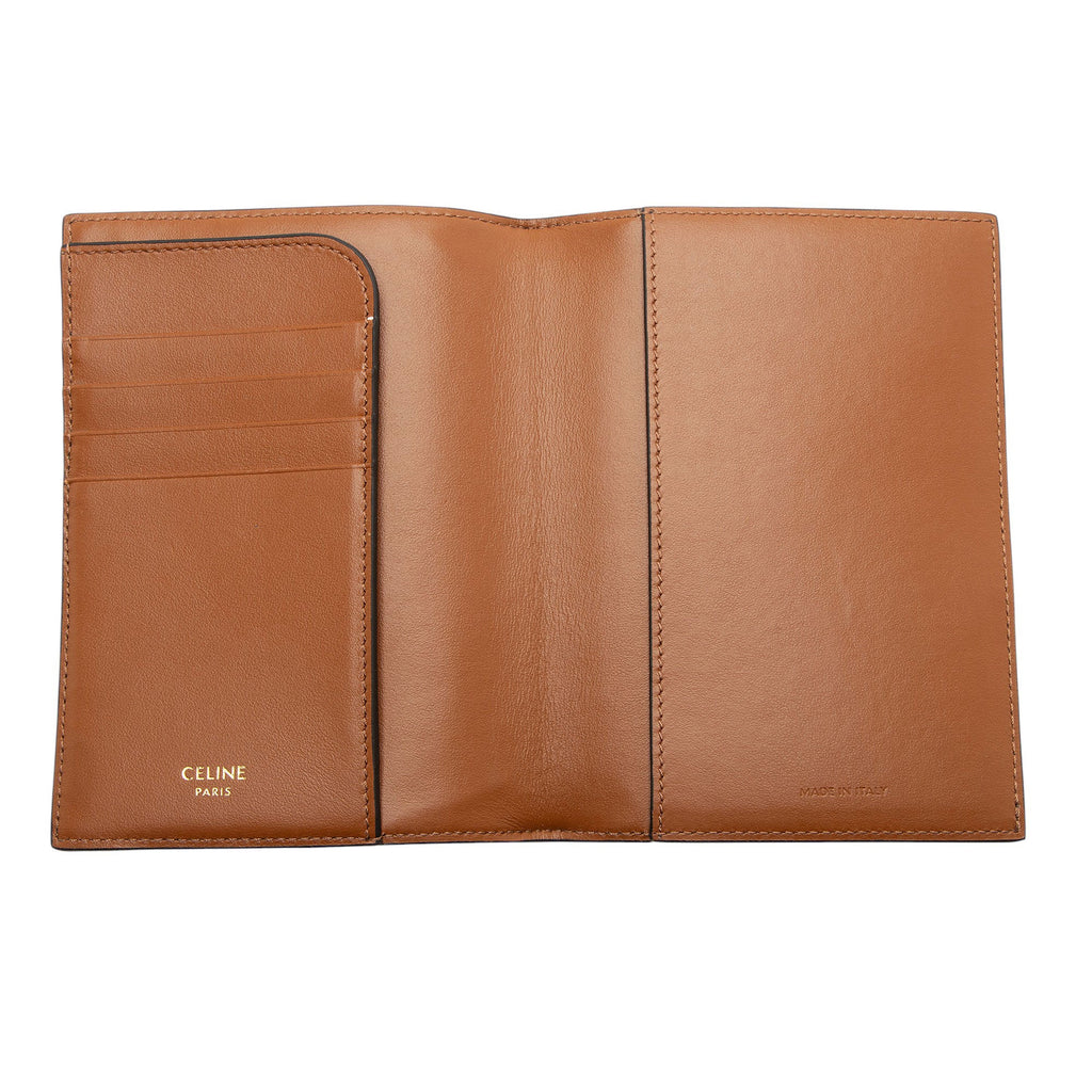 Celine Triomphe Canvas Passport Cover