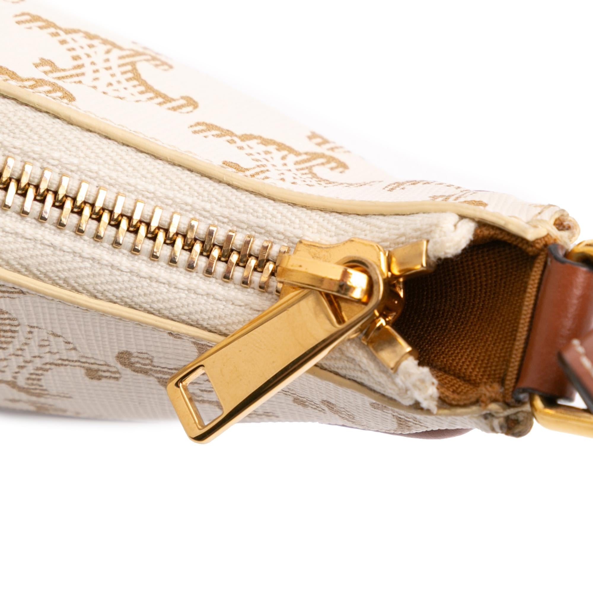 Celine Triomphe Coated Canvas Ava Shoulder Bag