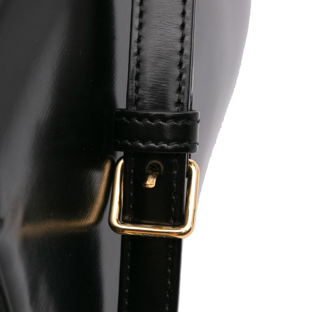 Celine Triomphe Leather Claude Shoulder Bag