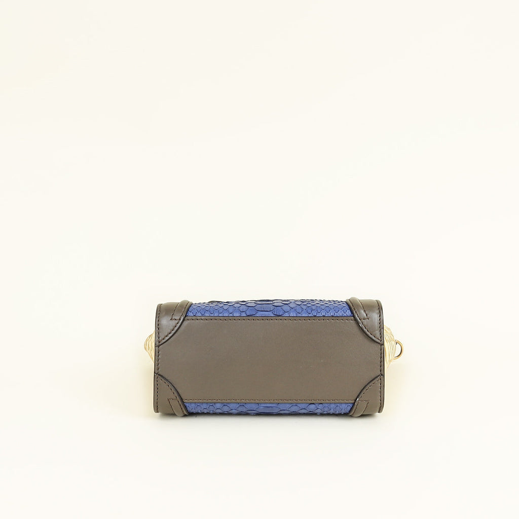 Celine Tricolor Nano Luggage Bag