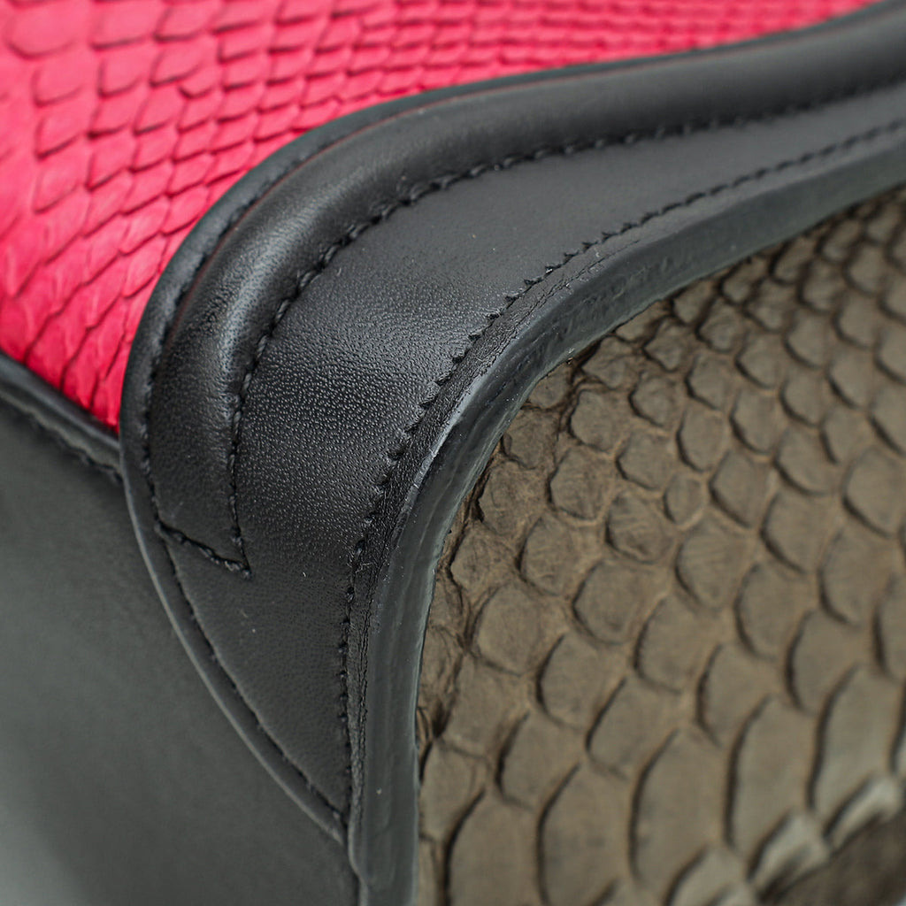 Celine Tricolor Nano Luggage Bag