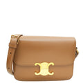 Celine Brown Triomphe Teen Shoulder Bag