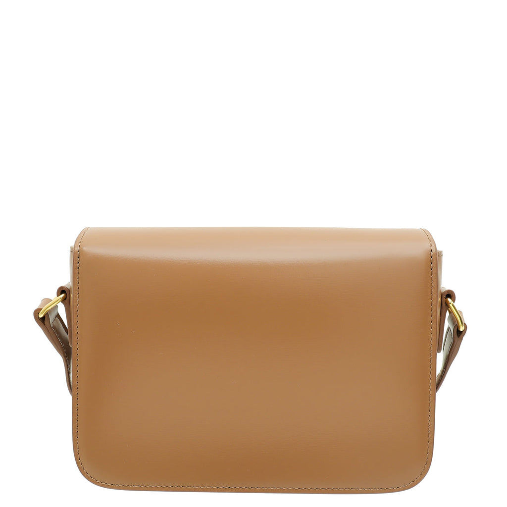 Celine Brown Triomphe Teen Shoulder Bag