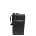 Celine Black Phone Pouch W/ Flap on Strap