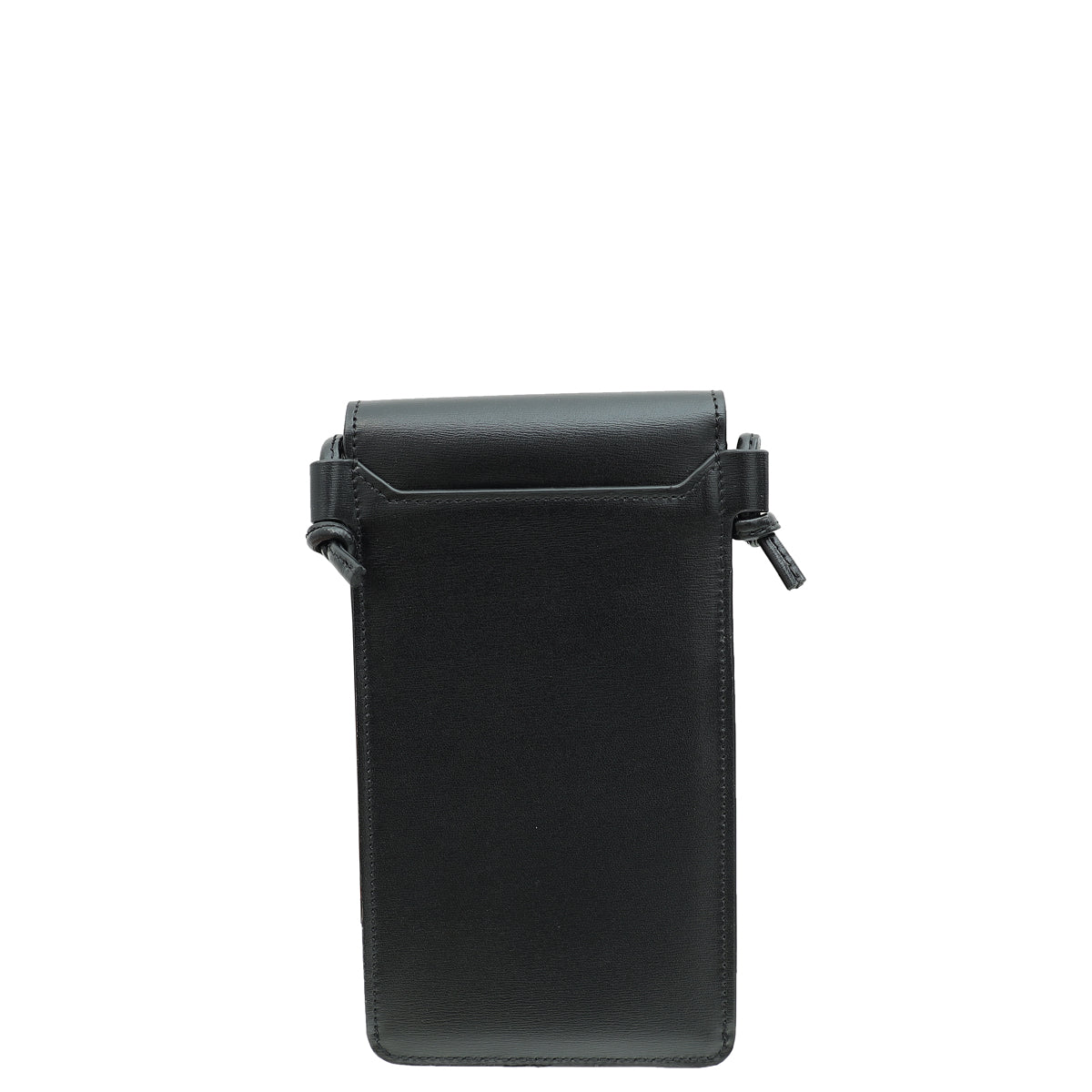 Celine Black Phone Pouch W/ Flap on Strap
