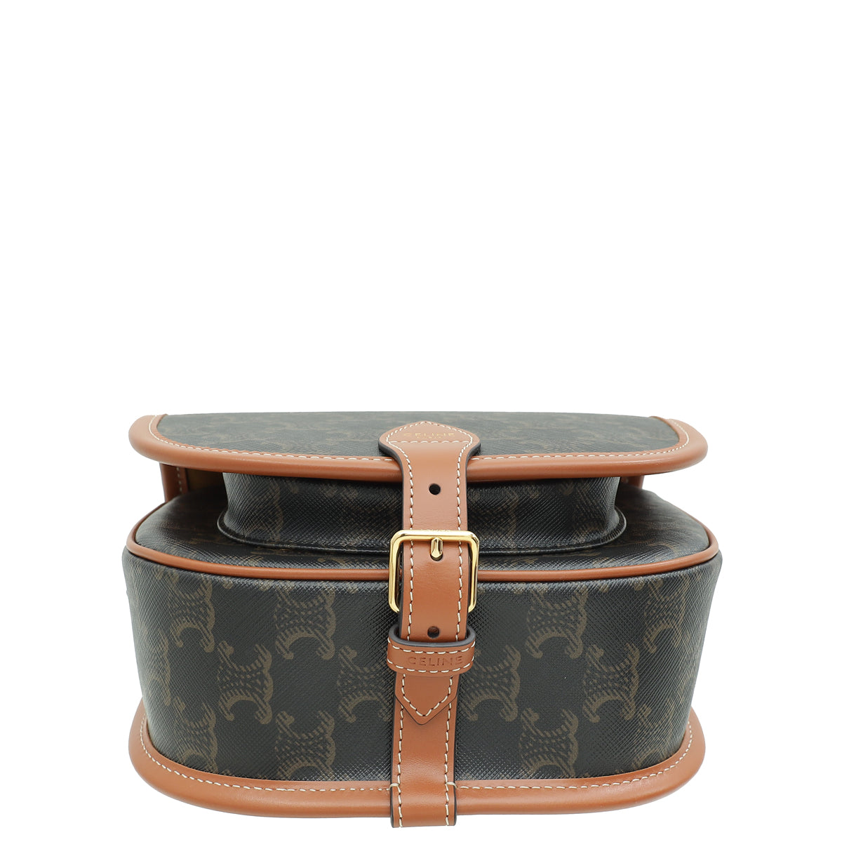 Celine Tricolor Medium Triomphe Folco Bag