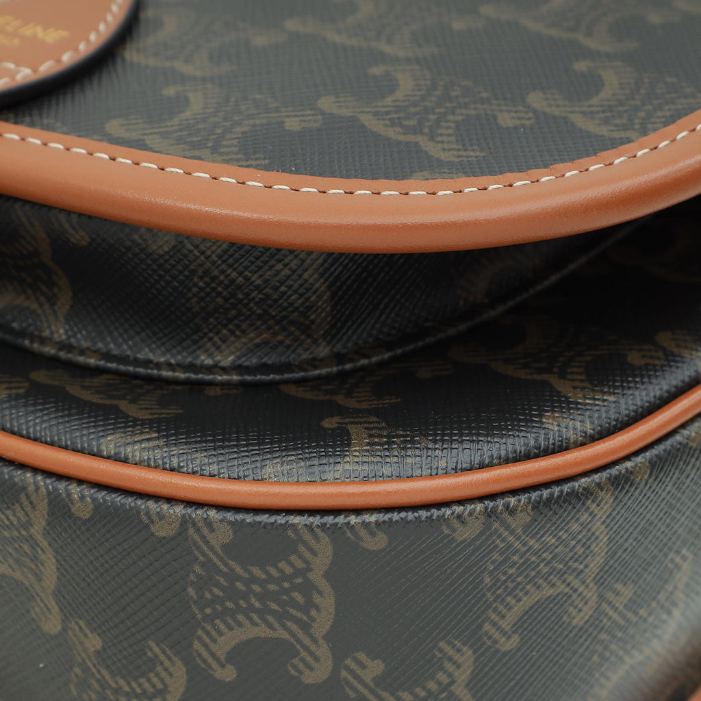 Celine Tricolor Medium Triomphe Folco Bag