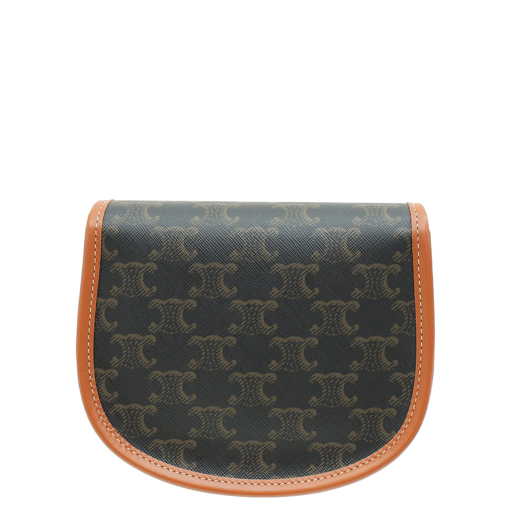 Celine Tricolor Mini Besace in Triomphe Crossbody Bag