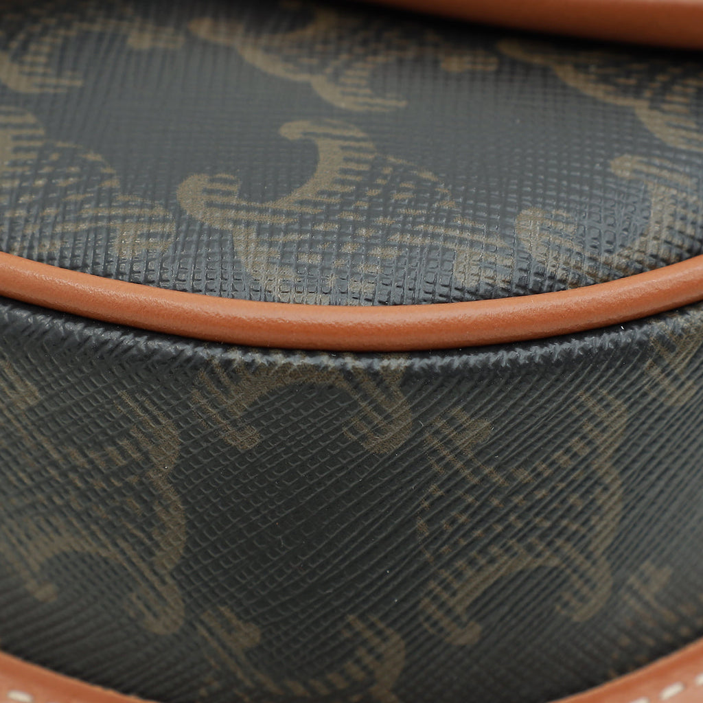 Celine Tricolor Mini Besace in Triomphe Crossbody Bag